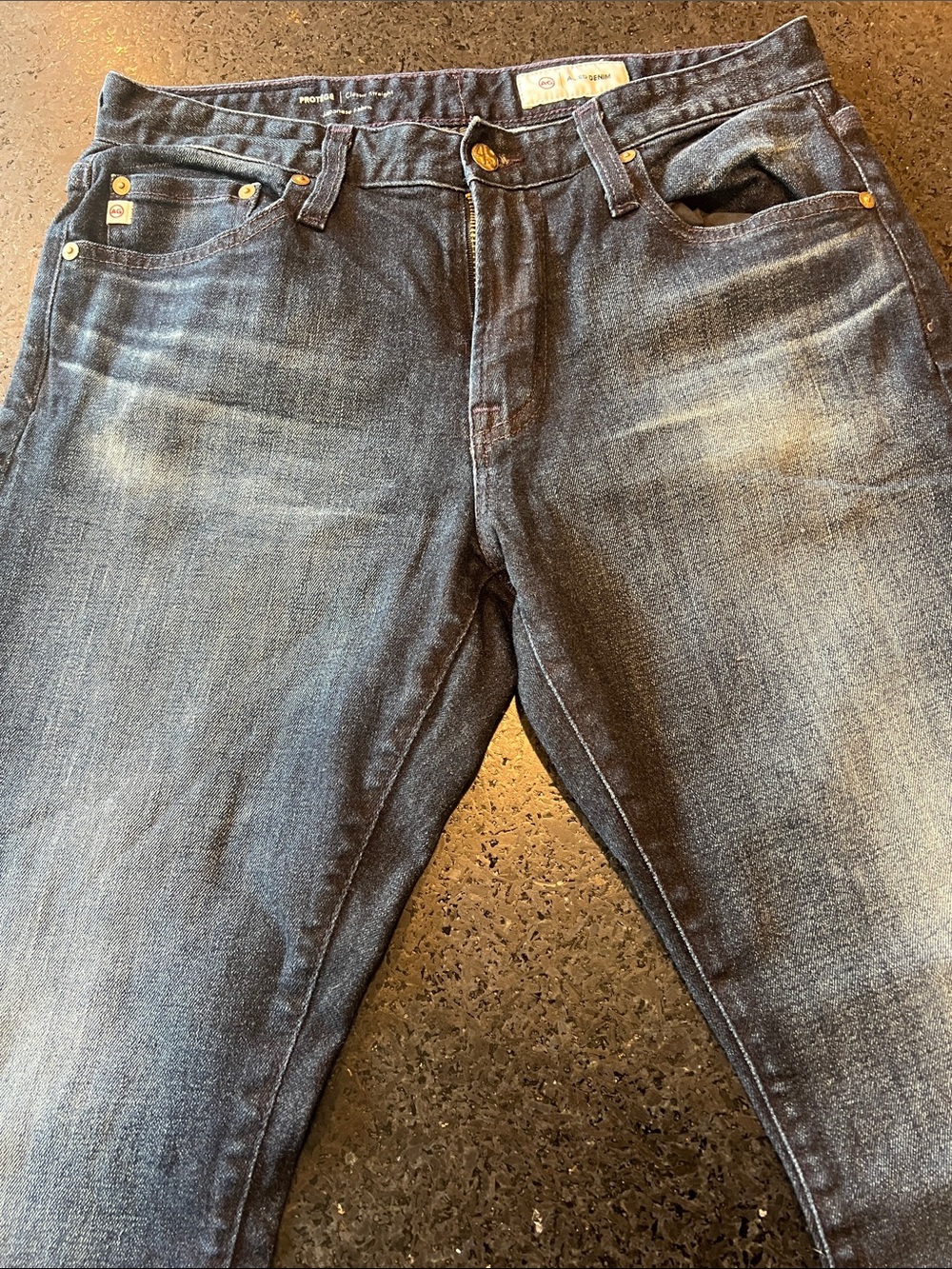 Ag Adriano Goldschmied Men's Slim Jeans in Dark Indigo